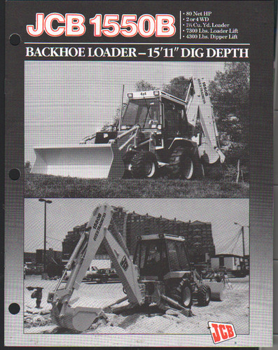 1989 jcb 1550b - jcb, "1550b"
