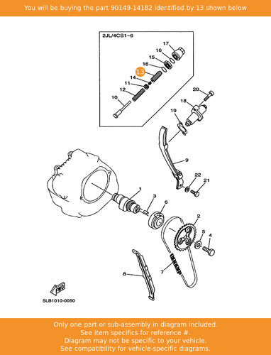 Yamaha screw 90149 - yamaha, oem