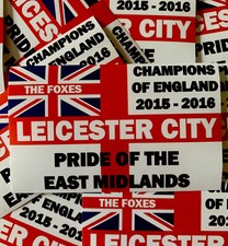 25 x Leicester City Stickers