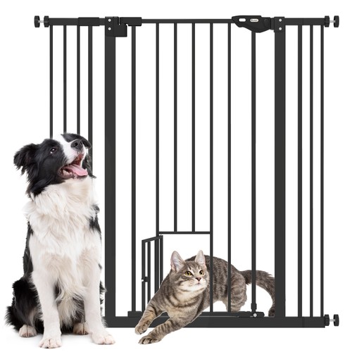 Pawhut extra tall dog gate - dog,
