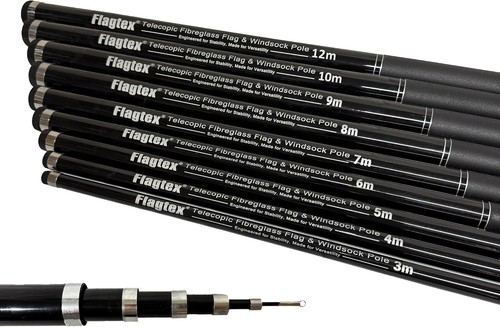 Flagtex telescopic - 6m, (20ft)