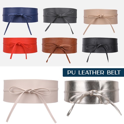 Leather ladies obi waist - pu,