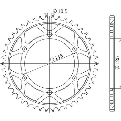 Sunstar steel crown p530 d39 - sunstar, s