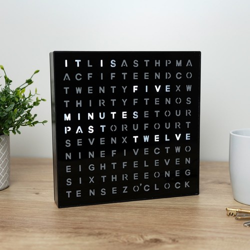 Winning digital word - winning, clock