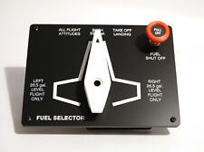 Cessna 172 Style Fuel Selector Panel for Flight Simulation - Brand New