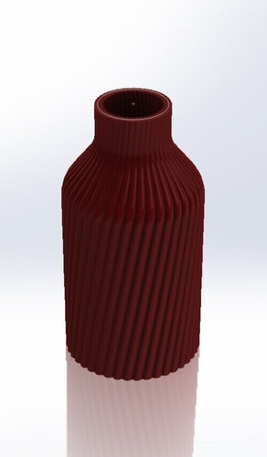 Modern bottle shape printed - modern,