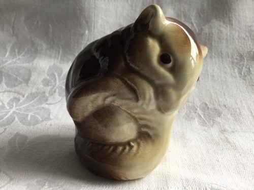 Poole pottery brown cream - poole,