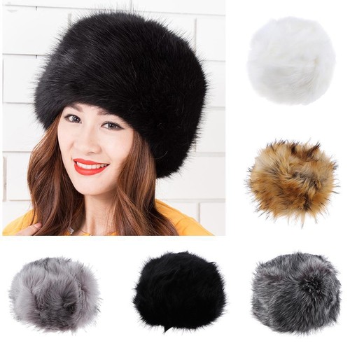 Faux fur hat cossack - fur,