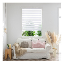 Zebra Day and Night Custom Roller Window Blinds - Made to Measure - By Aprica