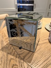 Laura Ashley JOSETTE Mirrored Tissue Box