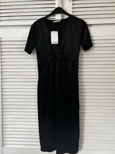 Zara black velvet - black, wrap