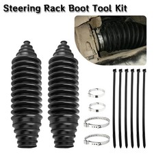Universal Car Easy Stretchy Fit Flexible Steering Rack Boot Boot Gaiter Kit Pair