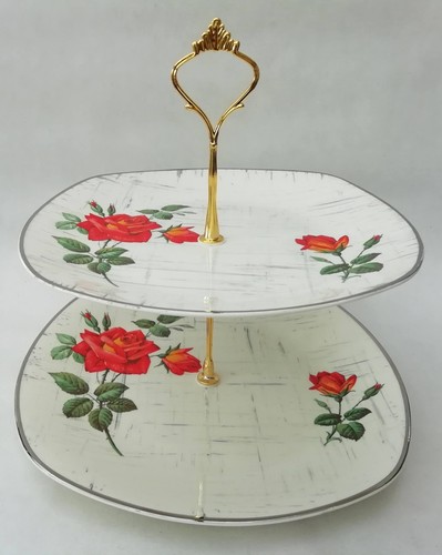 Vintage tier cake stand - vintage,