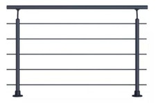 BLACK BALUSTRADE SYSTEM 1.5M