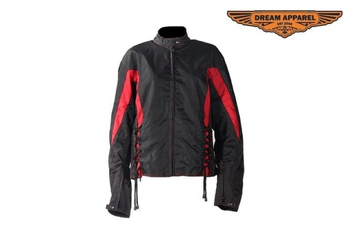Classic black red textile - black,