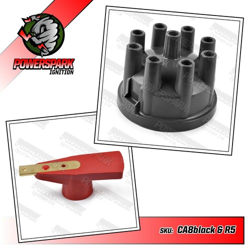 Rover black distributor - black, cap