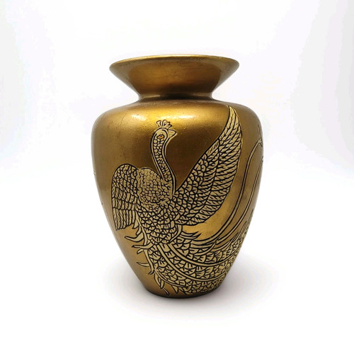 Vintage gold lacquered ceramic - lacquered,