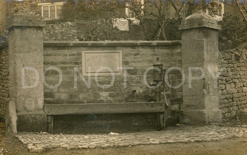 Rppc postcard village pump - rppc,