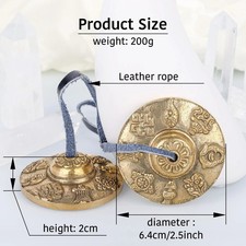 Tibetan Tingsha Cymbals 2pcs