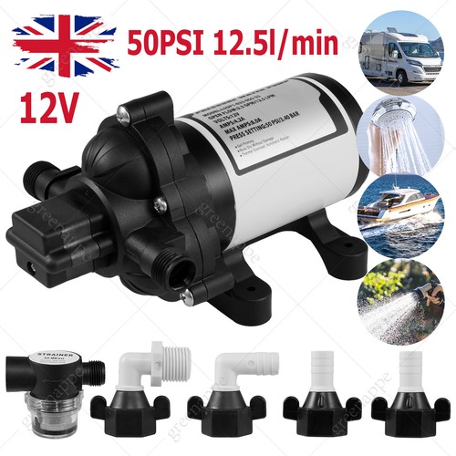 12v psi min - 12.5l/min, water
