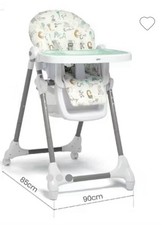Mamas & Papas Snax Highchair Jungle Alphabet Design Unisex Nursery