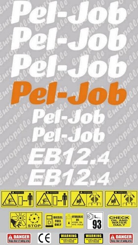 Decal sticker set peljob - set.,