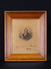 Gabriel Xavier Montaut D 'ol Eron (1798-18) Portrait Poet Jasmin To Louis Guibal