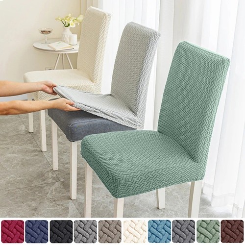 Stretch jacquard dining chair - stretch,
