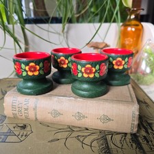 Vintage egg cups German hand