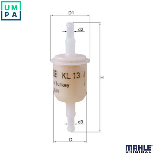 Fuel filter for - kl, 13
