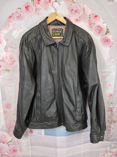 Echtes leder vintage - echtes,