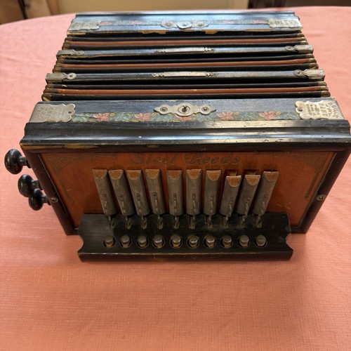 Vintage bugle band melodeon - vintage,