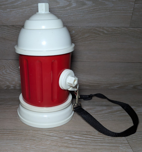 Novelty flask fire - fire, hydrant
