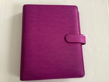 pink filofax saffiano A5 new