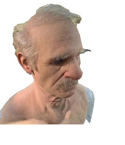 Halloween full head latex mask - latex,