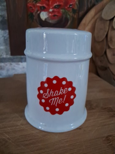 Retro white ceramic sugar - retro,