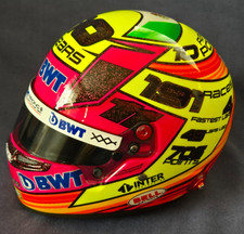 Sergio Perez 2020 Abu Dhabi Final Race F1 Race 1/2 half scale Mini  F1 helmet
