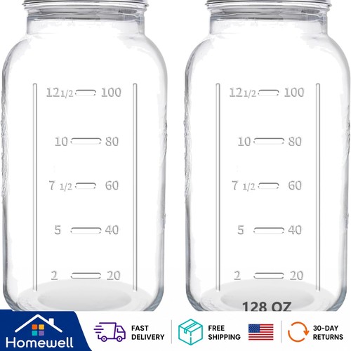 128 mason jars - extra, wide