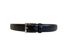 Crockett & Jones Men's Black Calf Leather Belt Size 36"