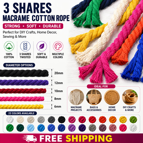 Strand twisted cotton - twisted,