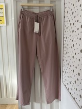 Albam Men’s Poplin Drawstring Trousers Cotton Washed Pink Size 32 £115 NEW