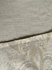 Remnants of beige upholstery