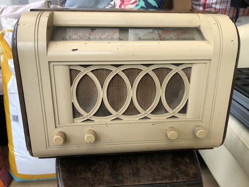 Hmv valve radio model 1356 - hmv,