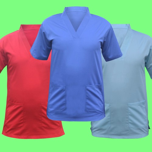 Scrub medical uniform top - scrub,