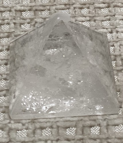 Crystal clear quartz pyramid - quartz,
