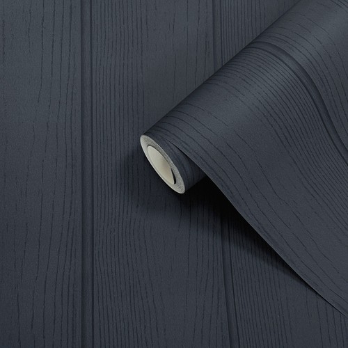Navy wallpaper wooden panels - wallpaper,