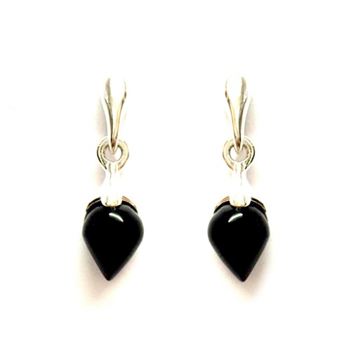 Hand set whitby jet - jet, 925