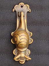 ANTIQUE ‘SNAIL’ BRASS DOOR