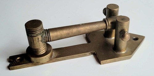 Vintage solid brass gavel - solid, door