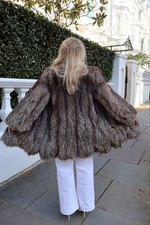 Scalloped Hem Vintage Silver